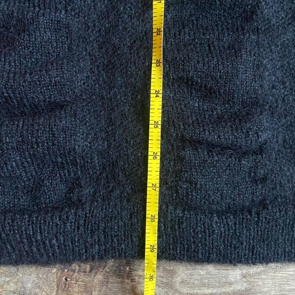 Black Crane Waterfall Sweater, Black, Medium - Picture 11 of 12
